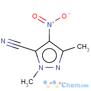 CAS No:32183-13-4 1H-Pyrazole-5-carbonitrile,1,3-dimethyl-4-nitro-
