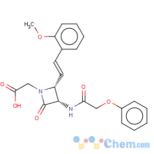 CAS No:321870-68-2 1-azetidineacetic acid2-[(1e)-2-(2-methoxyphenyl)ethenyl]-4-oxo-3-[(phenoxyacetyl)amino]-(2r,3s)-