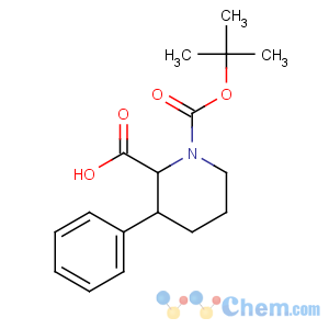 CAS No:321983-19-1 1-[(2-methylpropan-2-yl)oxycarbonyl]-3-phenylpiperidine-2-carboxylic<br />acid
