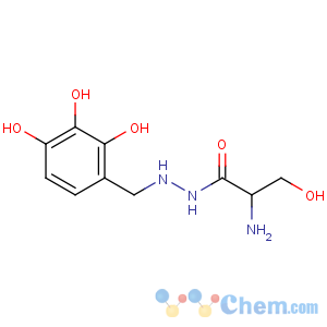 CAS No:322-35-0 2-amino-3-hydroxy-N'-[(2,3,4-trihydroxyphenyl)methyl]propanehydrazide