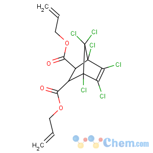 CAS No:3232-62-0 bis(prop-2-enyl)<br />1,2,3,4,7,7-hexachlorobicyclo[2.2.1]hept-2-ene-5,6-dicarboxylate