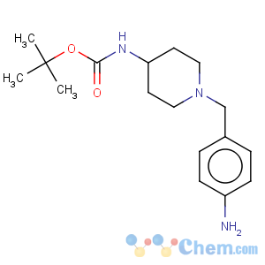 CAS No:323578-56-9 Carbamic acid,[1-[(4-aminophenyl)methyl]-4-piperidinyl]-, 1,1-dimethylethyl ester (9CI)