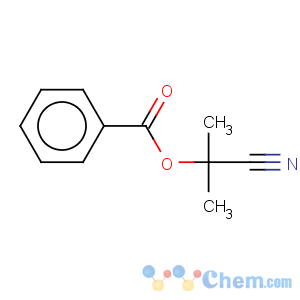 CAS No:32379-42-3 Propanenitrile,2-(benzoyloxy)-2-methyl-