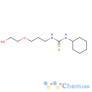CAS No:32428-86-7 Thiourea,N-cyclohexyl-N'-[3-(2-hydroxyethoxy)propyl]-