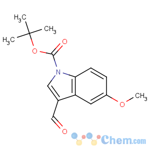 CAS No:324756-80-1 tert-butyl 3-formyl-5-methoxyindole-1-carboxylate