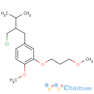 CAS No:324763-39-5 4-[(2R)-2-(chloromethyl)-3-methylbutyl]-1-methoxy-2-(3-methoxypropoxy)<br />benzene