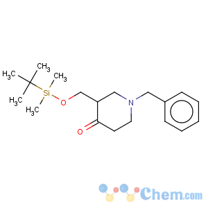 CAS No:325486-37-1 4-Piperidinone,3-[[[(1,1-dimethylethyl)dimethylsilyl]oxy]methyl]-1-(phenylmethyl)-