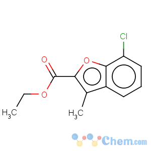 CAS No:32565-17-6 2-Benzofurancarboxylicacid, 7-chloro-3-methyl-, ethyl ester