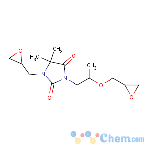 CAS No:32568-89-1 5,5-Dimethyl-3-[2-(Oxiranylmethoxy)Propyl]-1-(Oxiranylmethyl)Imidazolidine-2,4-Dione