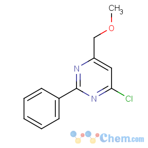 CAS No:325685-59-4 4-chloro-6-(methoxymethyl)-2-phenylpyrimidine