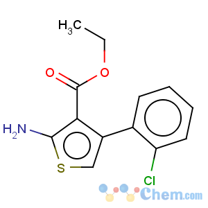 CAS No:325724-66-1 3-Thiophenecarboxylicacid, 2-amino-4-(2-chlorophenyl)-, ethyl ester