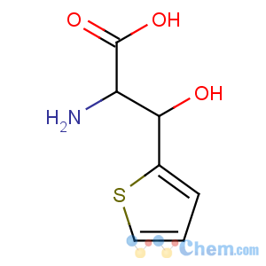 CAS No:32595-59-8 2-amino-3-hydroxy-3-thiophen-2-ylpropanoic acid