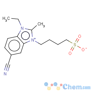 CAS No:32634-35-8 1H-Benzimidazolium,5-cyano-1-ethyl-2-methyl-3-(4-sulfobutyl)-, inner salt