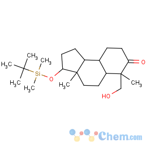 CAS No:327048-93-1 (3S,3aS,6S)-3-[tert-butyl(dimethyl)silyl]oxy-6-(hydroxymethyl)-3a,<br />6-dimethyl-1,2,3,4,5,5a,8,9,9a,9b-decahydrocyclopenta[a]naphthalen-7-one