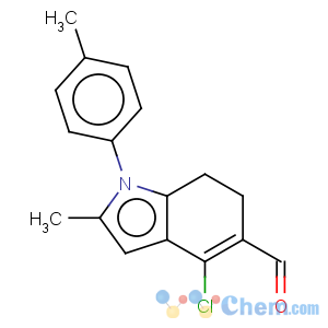CAS No:327084-95-7 4-chloro-2-methyl-1-(4-methylphenyl)-6,7-dihydro-1H-indole-5-carbaldehyde