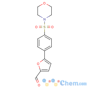 CAS No:327106-59-2 2-Furancarboxaldehyde,5-[4-(4-morpholinylsulfonyl)phenyl]-