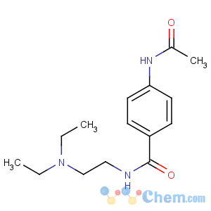 CAS No:32795-44-1 4-acetamido-N-[2-(diethylamino)ethyl]benzamide