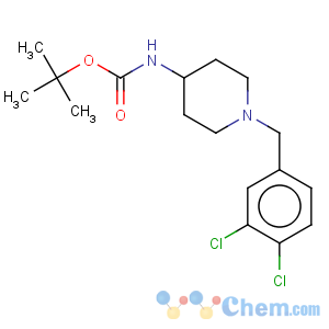 CAS No:328083-79-0 Carbamic acid,[1-[(3,4-dichlorophenyl)methyl]-4-piperidinyl]-, 1,1-dimethylethyl ester (9CI)