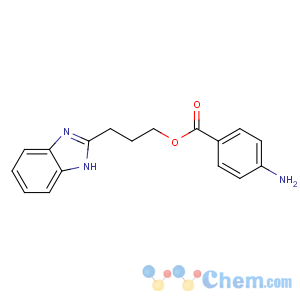 CAS No:328117-25-5 4-AMINO-BENZOIC ACID 3-(1 H-BENZOIMIDAZOL-2-YL)-PROPYL ESTER