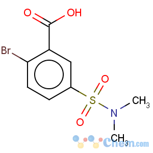 CAS No:3285-51-6 Benzoic acid,2-bromo-5-[(dimethylamino)sulfonyl]-