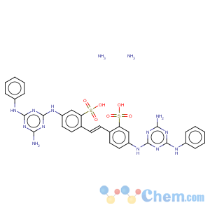 CAS No:32866-17-4 Benzenesulfonic acid,2,2'-(1,2-ethenediyl)bis[5-[[4-amino-6-(phenylamino)-1,3,5-triazin-2-yl]amino]-,diammonium salt (9CI)