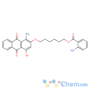 CAS No:32873-14-6 9,10-Anthracenedione,1-amino-2-[[6-[(2-aminobenzoyl)oxy]hexyl]oxy]-4-hydroxy-