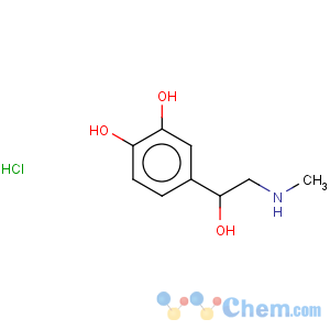 CAS No:329-63-5 1,2-Benzenediol,4-[1-hydroxy-2-(methylamino)ethyl]-, hydrochloride (1:1)