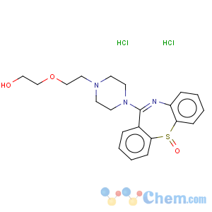 CAS No:329218-11-3 ethanol, 2-[2-[4-(5-oxidodibenzo[b,f][1,4]thiazepin-11-yl)-1-piperazinyl]ethoxy]- ,dihydrochloride
