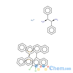 CAS No:329736-05-2 Ruthenium,[(1S)-[1,1'-binaphthalene]-2,2'-diylbis[diphenylphosphine-kP]]dichloro[(1S,2S)-1,2-diphenyl-1,2-ethanediamine-kN,kN']-, (OC-6-13)- (9CI)
