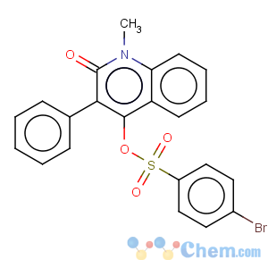 CAS No:329762-16-5 4-Bromo-benzenesulfonic acid 1-methyl-2-oxo-3-phenyl-1,2-dihydro-quinolin-4-yl ester
