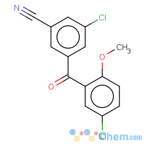 CAS No:329944-63-0 3-chloro-5-(5-chloro-2-methoxybenzoyl)benzonitrile