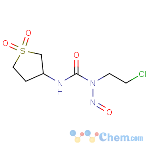 CAS No:33022-00-3 3-[3-(2-Chloroethyl)-3-nitrosoureido]tetrahydrothiophene 1,1-dioxide