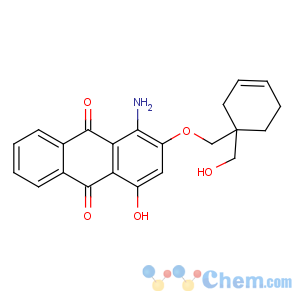CAS No:33034-09-2 9,10-Anthracenedione,1-amino-4-hydroxy-2-[[1-(hydroxymethyl)-3-cyclohexen-1-yl]methoxy]-