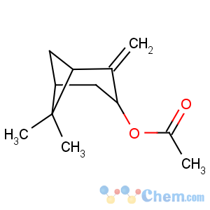 CAS No:33045-02-2 (6,6-dimethyl-4-methylidene-3-bicyclo[3.1.1]heptanyl) acetate