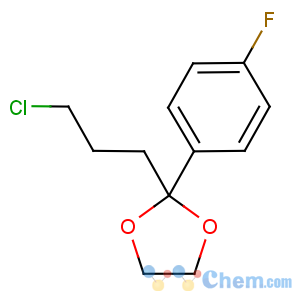 CAS No:3308-94-9 2-(3-chloropropyl)-2-(4-fluorophenyl)-1,3-dioxolane