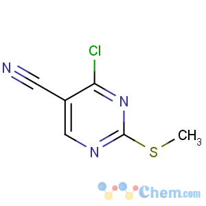 CAS No:33089-15-5 4-chloro-2-methylsulfanylpyrimidine-5-carbonitrile