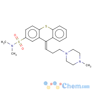 CAS No:3313-27-7 9H-Thioxanthene-2-sulfonamide,N,N-dimethyl-9-[3-(4-methyl-1-piperazinyl)propylidene]-, (9E)-