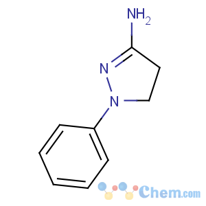 CAS No:3314-35-0 2-phenyl-3,4-dihydropyrazol-5-amine