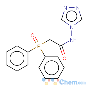 CAS No:331421-07-9 2-(Diphenyl-phosphinoyl)-N-[1,2,4]triazol-4-yl-acetamide