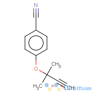 CAS No:33143-92-9 Benzonitrile,4-[(1,1-dimethyl-2-propyn-1-yl)oxy]-