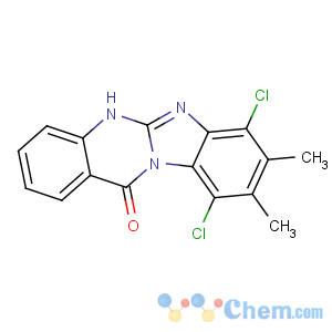 CAS No:33167-83-8 Benzimidazo[2,1-b]quinazolin-12(6H)-one,7,10-dichloro-8,9-dimethyl-