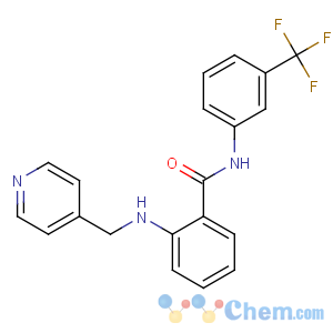 CAS No:331717-43-2 2-(pyridin-4-ylmethylamino)-N-[3-(trifluoromethyl)phenyl]benzamide