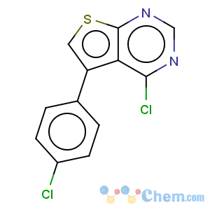 CAS No:331761-46-7 Thieno[2,3-d]pyrimidine,4-chloro-5-(4-chlorophenyl)-