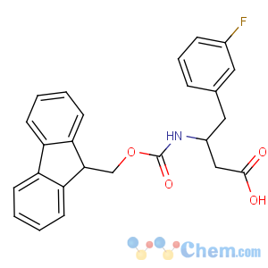CAS No:331763-67-8 (3R)-3-(9H-fluoren-9-ylmethoxycarbonylamino)-4-(3-fluorophenyl)butanoic<br />acid