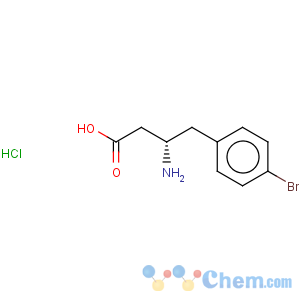 CAS No:331763-71-4 Benzenebutanoicacid, b-amino-4-bromo-, hydrochloride (1:1), (bS)-