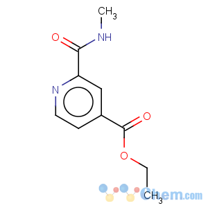CAS No:332013-42-0 4-Pyridinecarboxylicacid, 2-[(methylamino)carbonyl]-, ethyl ester