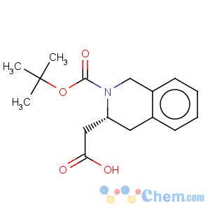CAS No:332064-64-9 3(1H)-Isoquinolineaceticacid, 2-[(1,1-dimethylethoxy)carbonyl]-3,4-dihydro-, (3R)-
