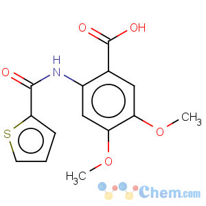 CAS No:332163-01-6 Benzoicacid, 4,5-dimethoxy-2-[(2-thienylcarbonyl)amino]-