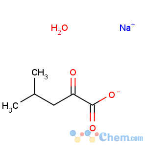 CAS No:332360-07-3 4-methyl-2-oxopentanoic acid, sodium salt, hydrate, 98+