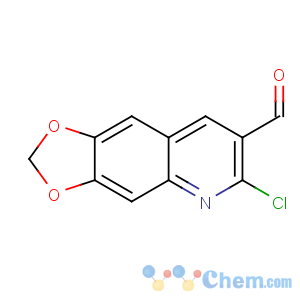 CAS No:332382-81-7 6-chloro-[1,3]dioxolo[4,5-g]quinoline-7-carbaldehyde